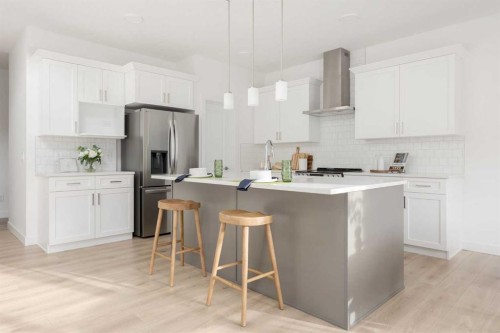 510 Ranch Green, Strathmore, AB - Indoor Photo Showing Kitchen With Upgraded Kitchen