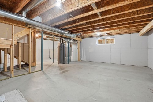 1096 Hillcrest Lane Sw, Airdrie, AB - Indoor Photo Showing Basement