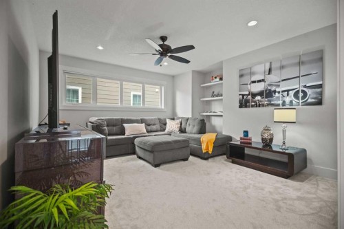 51 Cimarron Springs Circle, Okotoks, AB - Indoor Photo Showing Living Room