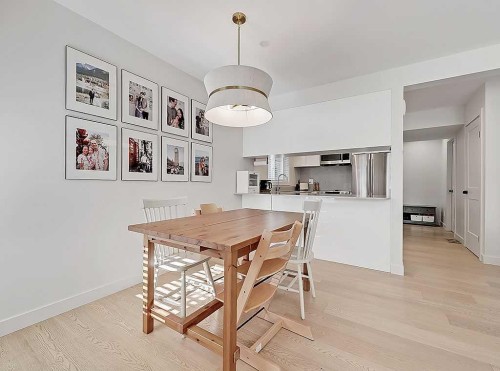 2-2127 34 Avenue Sw, Calgary, AB - Indoor Photo Showing Dining Room