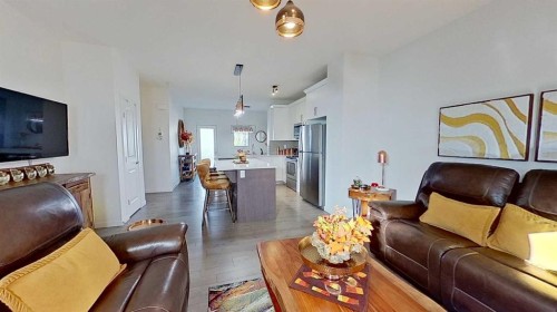 132 Legacy Point Se, Calgary, AB - Indoor Photo Showing Living Room