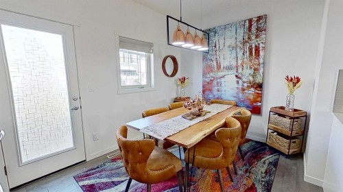 132 Legacy Point Se, Calgary, AB - Indoor Photo Showing Dining Room