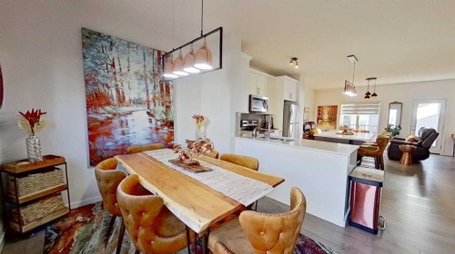 132 Legacy Point Se, Calgary, AB - Indoor Photo Showing Dining Room