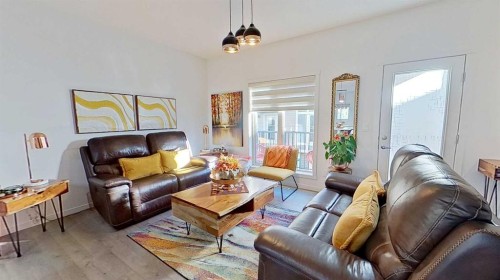 132 Legacy Point Se, Calgary, AB - Indoor Photo Showing Living Room