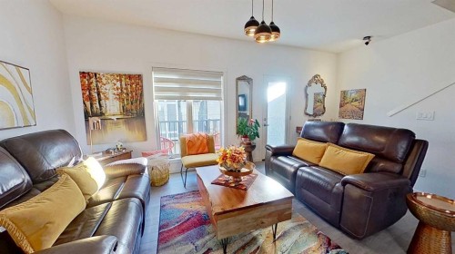 132 Legacy Point Se, Calgary, AB - Indoor Photo Showing Living Room