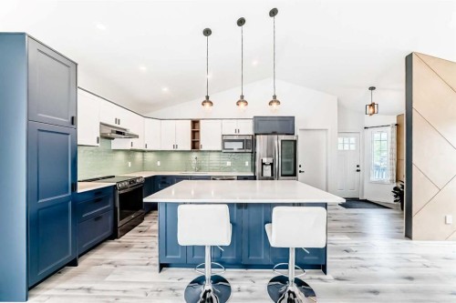 12650 Coventry Hills Way Ne, Calgary, AB - Indoor Photo Showing Kitchen With Stainless Steel Kitchen With Upgraded Kitchen