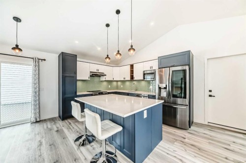 12650 Coventry Hills Way Ne, Calgary, AB - Indoor Photo Showing Kitchen With Stainless Steel Kitchen With Upgraded Kitchen