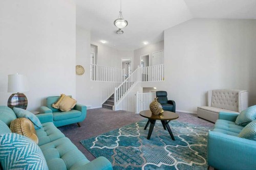 2091 Windbury Crescent Sw, Airdrie, AB - Indoor Photo Showing Living Room