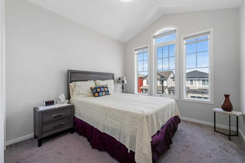 2091 Windbury Crescent Sw, Airdrie, AB - Indoor Photo Showing Bedroom