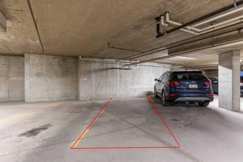 206-2144 Paliswood Road Sw, Calgary, AB - Indoor Photo Showing Garage