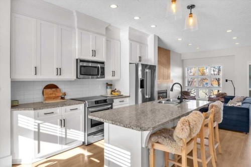 67 Walden Road, Calgary, AB - Indoor Photo Showing Kitchen With Double Sink With Upgraded Kitchen