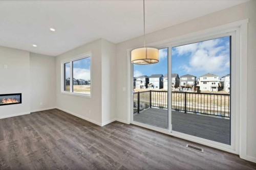 537 Chelsea Gardens, Chestermere, AB - Indoor With Fireplace