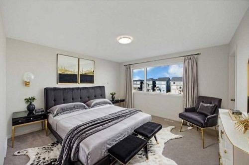 537 Chelsea Gardens, Chestermere, AB - Indoor Photo Showing Bedroom
