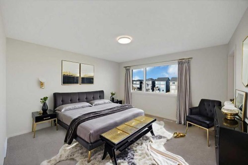 537 Chelsea Gardens, Chestermere, AB - Indoor Photo Showing Bedroom