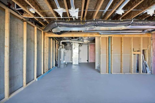 537 Chelsea Gardens, Chestermere, AB - Indoor Photo Showing Basement