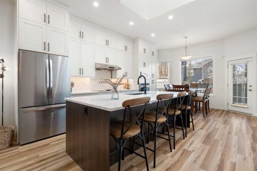 238 Somerglen Way Sw, Calgary, AB - Indoor Photo Showing Kitchen With Upgraded Kitchen
