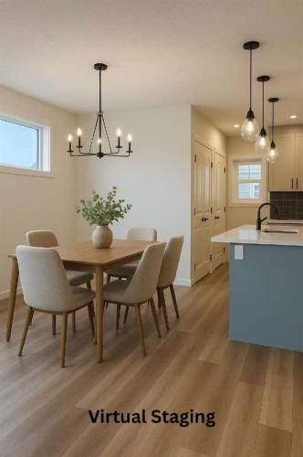 3151 Chinook Winds Drive Sw, Airdrie, AB - Indoor Photo Showing Dining Room