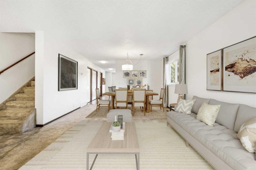1613 43 Street Sw, Calgary, AB - Indoor Photo Showing Living Room