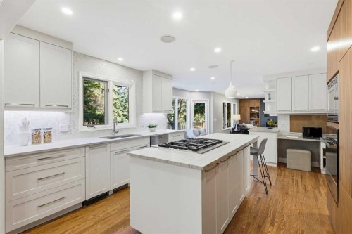 723 Willamette Drive Se, Calgary, AB - Indoor Photo Showing Kitchen With Upgraded Kitchen