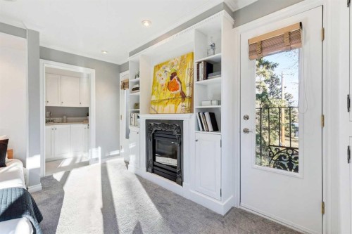 723 Willamette Drive Se, Calgary, AB - Indoor With Fireplace