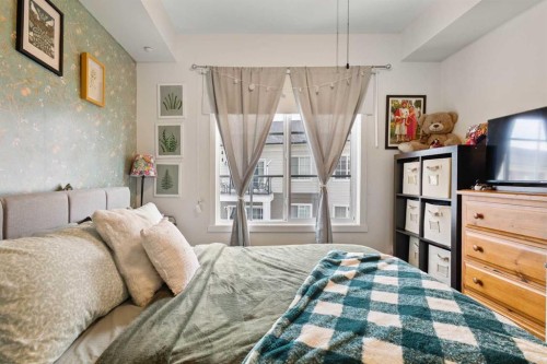 2414-298 Sage Meadows Park Nw, Calgary, AB - Indoor Photo Showing Bedroom