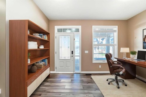 367 Auburn Crest Way Se, Calgary, AB - Indoor Photo Showing Office