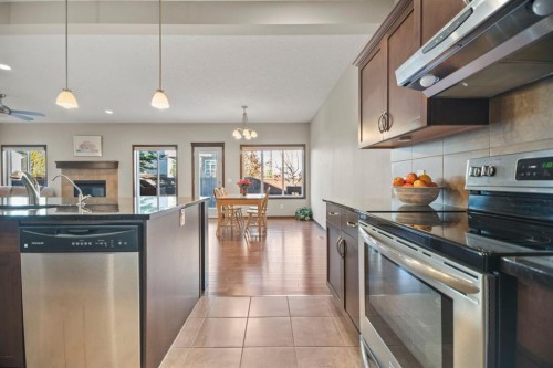 508 Everbrook Way Sw, Calgary, AB - Indoor Photo Showing Kitchen With Stainless Steel Kitchen