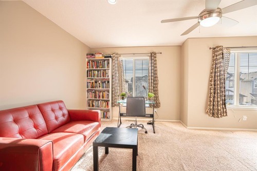 269 Skyview Shores Manor Ne, Calgary, AB - Indoor Photo Showing Living Room