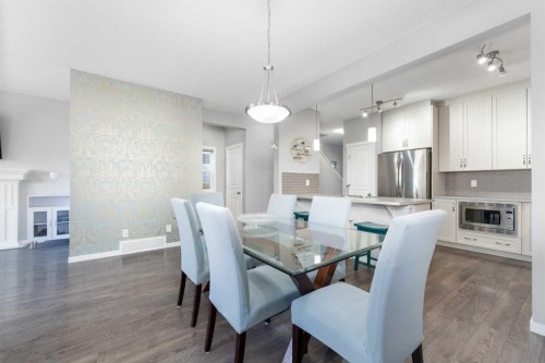 64 Copperpond Park Se, Calgary, AB - Indoor Photo Showing Dining Room