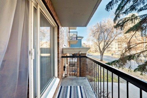 201-835 18 Avenue Sw, Calgary, AB - Outdoor With Balcony With Exterior