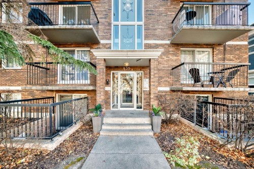 201-835 18 Avenue Sw, Calgary, AB - Outdoor With Balcony With Exterior