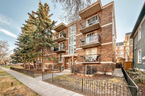 201-835 18 Avenue Sw, Calgary, AB - Outdoor With Balcony
