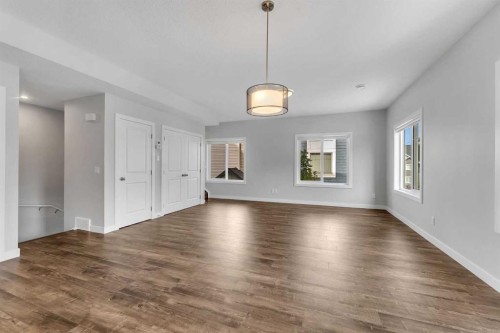 342 Canals Crossing Sw, Airdrie, AB - Indoor Photo Showing Living Room