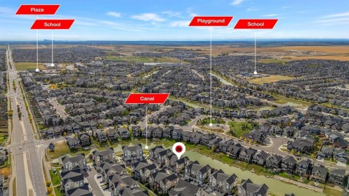 342 Canals Crossing Sw, Airdrie, AB - Outdoor With View