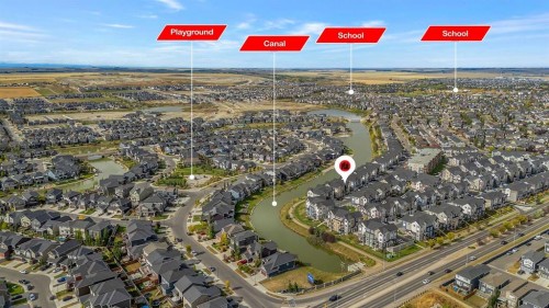 342 Canals Crossing Sw, Airdrie, AB - Outdoor With View