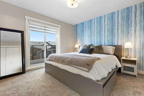 357 Sage Hill Circle Nw, Calgary, AB - Indoor Photo Showing Bedroom