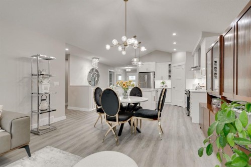 185 Riverwood Crescent, Diamond Valley, AB - Indoor Photo Showing Dining Room