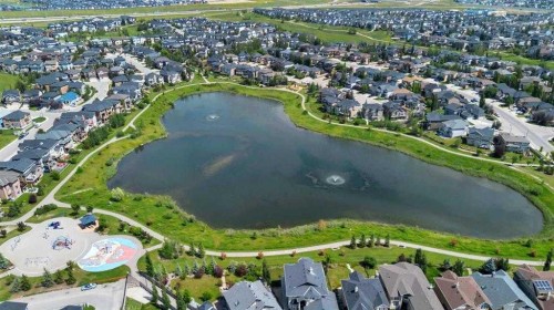 119 Panatella Hill Nw, Calgary, AB - Outdoor With Body Of Water With View