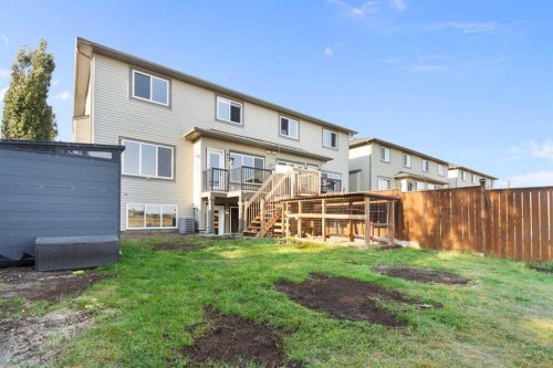 100 Lakeside View, Strathmore, AB - Outdoor With Deck Patio Veranda With Exterior