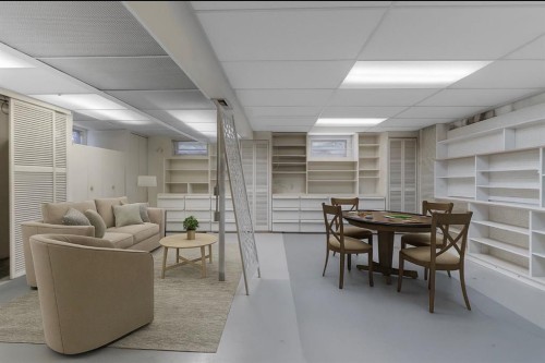 5339 Brisebois Drive Nw, Calgary, AB - Indoor Photo Showing Basement