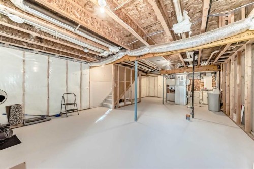 615 Kingsmere Way Se, Airdrie, AB - Indoor Photo Showing Basement