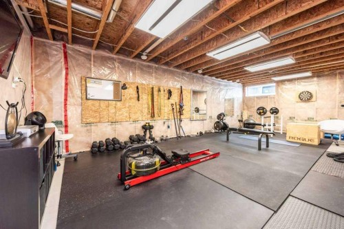 67 Auburn Sound Manor Se, Calgary, AB - Indoor Photo Showing Basement