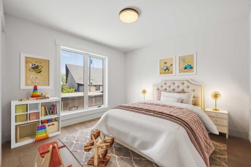 3116 4A Street Nw, Calgary, AB - Indoor Photo Showing Bedroom