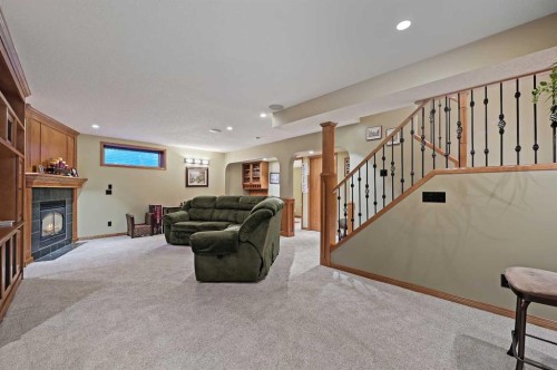 114 Valley Ponds Crescent Nw, Calgary, AB - Indoor With Fireplace