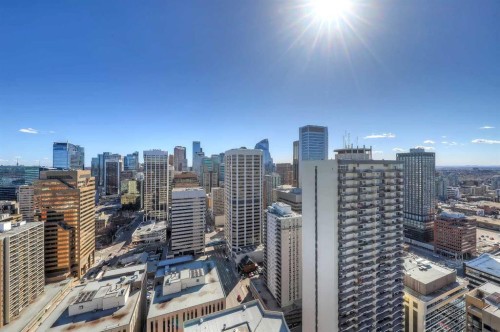 3404-930 6 Avenue Sw, Calgary, AB - Outdoor With View