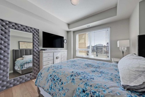 3404-930 6 Avenue Sw, Calgary, AB - Indoor Photo Showing Bedroom