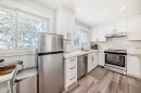 4416 Maryvale Drive Ne, Calgary, AB  - Indoor Photo Showing Kitchen With Stainless Steel Kitchen With Upgraded Kitchen 