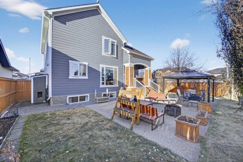 816-800 Carriage Lane Place, Carstairs, AB - Outdoor With Deck Patio Veranda