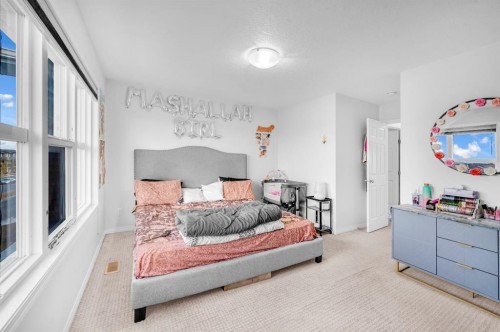 533 Savanna Boulevard Ne, Calgary, AB - Indoor Photo Showing Bedroom