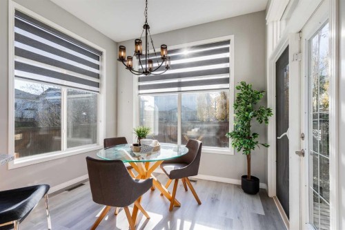 208 Fairways Bay Nw, Airdrie, AB - Indoor Photo Showing Dining Room